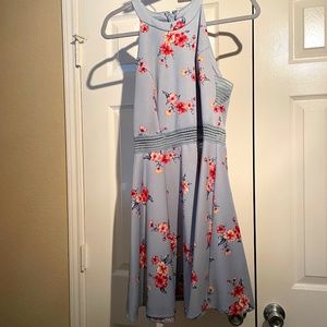 Blue Floral Dress